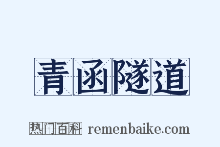 青函隧道是什么意思的图片
